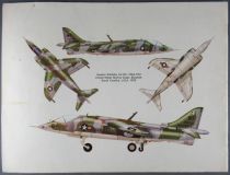 Airfix - N°18001-4 Assembly Instructions Leaflet for Hawker Harrier GR. Mk. 1a 1:24