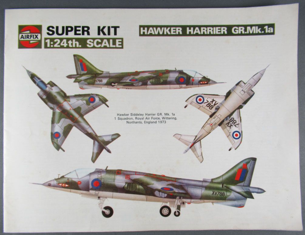 Maquette avion - Hawker Harrier GR MK.1 - Kits maquettes tout