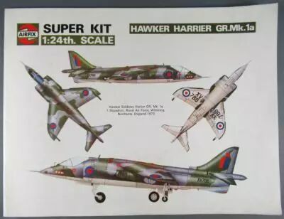Airfix - N�18001-4 Livret Notice d\'Assemblage du Hawker Harrier GR. Mk. 1a 1/24