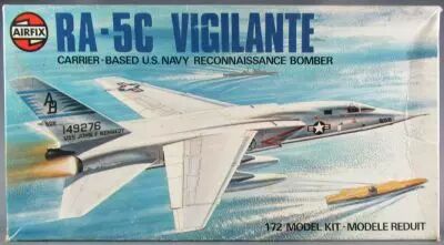 Airfix - N�34012 Series 4 4 RA-5C Vigilante Reconnaissance Bombardier Aircraft 1:72 Mint in Box