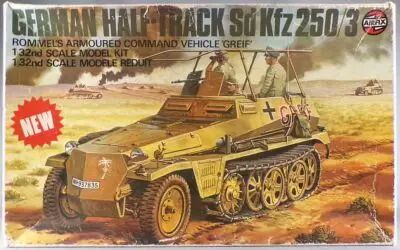Airfix - N�6360 S�rie 6 German Half-Track Sd Kfz 250/3 Rommel\'s Armoured Command Vehicle Greif 1/32 Proche Neuf Boite