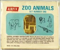 Airfix 1:72 S24 Zoo Animals No1 21 Figures Mint in Type 2 Box