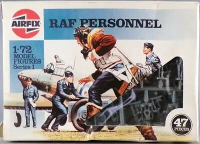 Airfix 1/72 S47 01747 WW2 Anglais Personnels de la R.A.F. Neuf Boite Type 6 1986