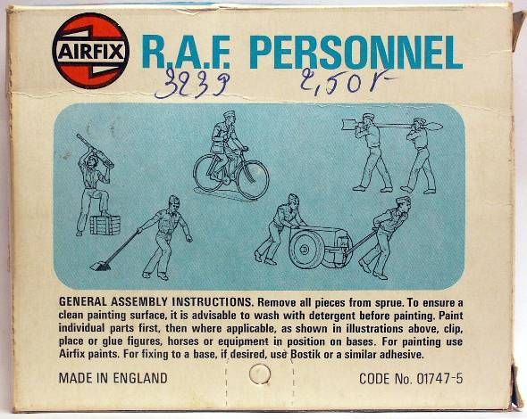 Airfix 1/72 RAF Personnel  Blue box