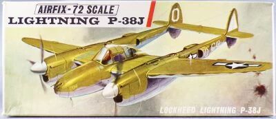 Airfix 284 Series 2 - WW2 US Air Force Aircraft Lockheed Lightning P-38J 1:72 Empty Box