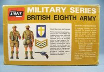 Airfix 32° WW2 Anglais 8ème armée (Boite marron 1972) Complète 29 pièces