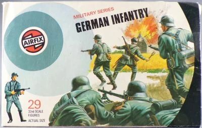 Airfix 51451-2 1/32 WW2 Allemand Infanterie en Boite 1973
