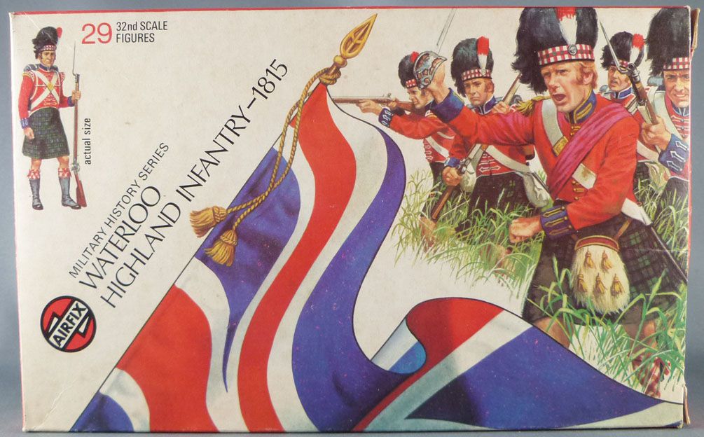 Airfix 51462 2 1 32 Waterloo Highland Infantry 1815 Near Mint In