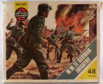 Airfix 51650-7 1/72 WW2 - Gun Emplacement Assault Set - Figurines Bunkers Chars Complet Boite 1974