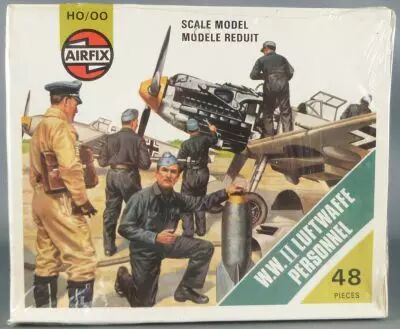 Airfix 72� S55 WW2 Allemand Personnels de la Luftwaffe Neuf Boite Type4 1975 Cellophan�e