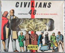 Airfix 72° S6-50 Civilians Loose in Type 1 Box
