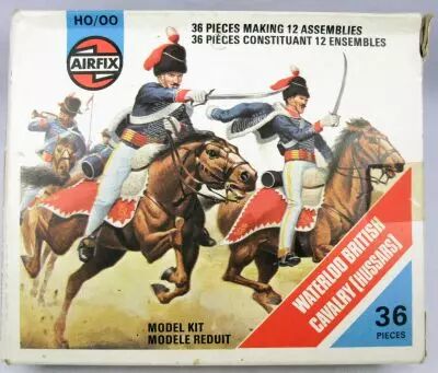 Airfix 72� Waterloo British Cavalry (Hussars) S43 type4 1975 Box (Mint)