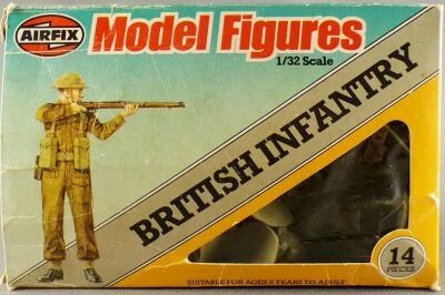 Airfix 9-51575 1/32 WW2 Anglais Infanterie Boite 14 pi�ces 1981