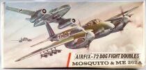 Airfix D362F S&eacute;rie 3 - Dog Fight Doubles WW2 RAF de Havilland Mosquito FB. VI & Luftwaffe Messerschmitt Me 262A 1/72 Neuf Boite