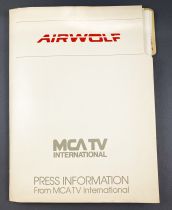 Airwolf (SuperCopter) - Dossier de Presse (Press Information) MCA TV (1986)