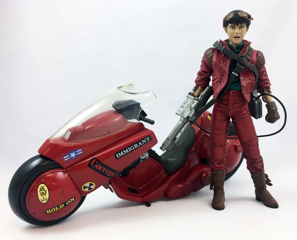 Akira McFarlane Toys Kaneda and his Bike (loose)