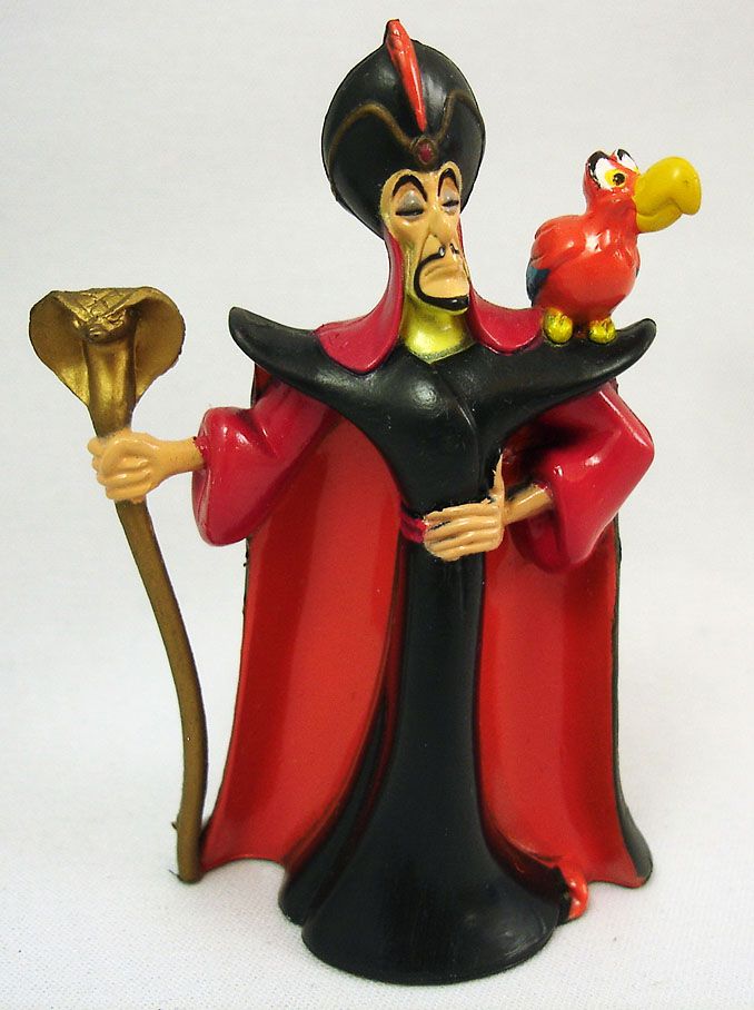 Aladdin - Figurine PVC Mattel - Jafar & Iago.