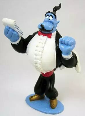Aladdin - Figurine PVC Mattel - Le G�nie en serveur