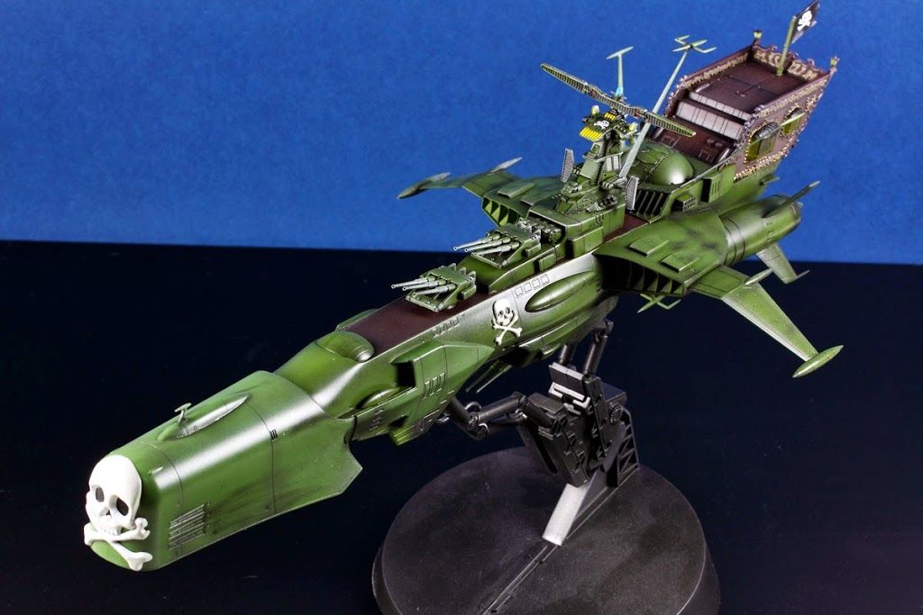 HASEGAWA Albator Harlock Maquette 1/1500 Vaisseau Arcadia : : Jeux  et Jouets