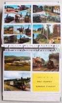 Album 158 Cartes Postales Chemins de Fer Touristique Français + Doc