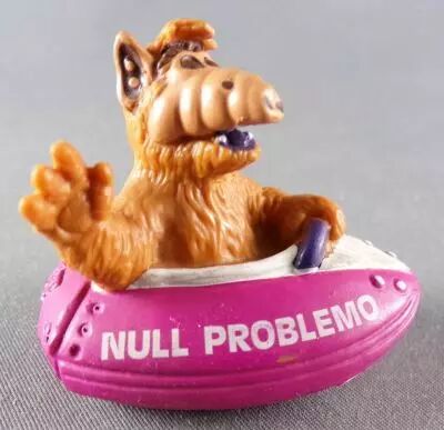 ALF - Figurine pvc Bully - Alf en bateau mauve