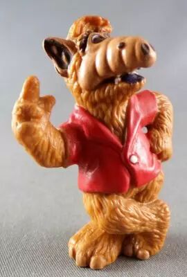 ALF - Figurine pvc Bully - Alf en Chemise Rouge Lets Party!