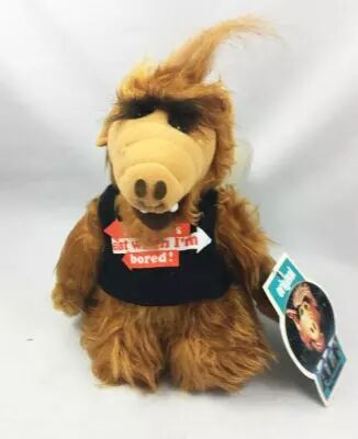 ALF - Peluche 25cm � ventouse \ I always eat when I\'m bored!\  (1988)