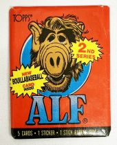 ALF - Topps - Pochette de 5 Trading Cards \ Deuxième Série\  + 1 Sticker (neuves)