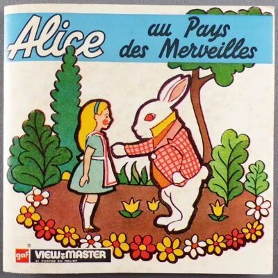 Alice in Wonderland - 3 x View-Master Discs Set + 16-Pages Booklet Ref. B 360 -F