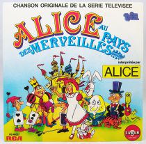 Alice in Wonderland - Mini-LP Book-Record - TV Series Original Soundtrack - Saban Records 1985