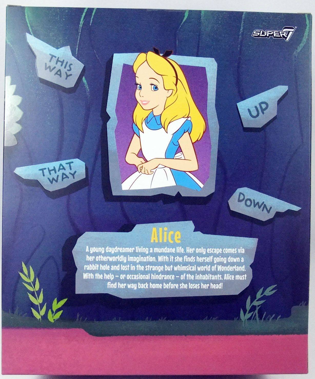 Disney Ultimates Alice 7 Action Figure Alice in Wonderland Super7 - ToyWiz