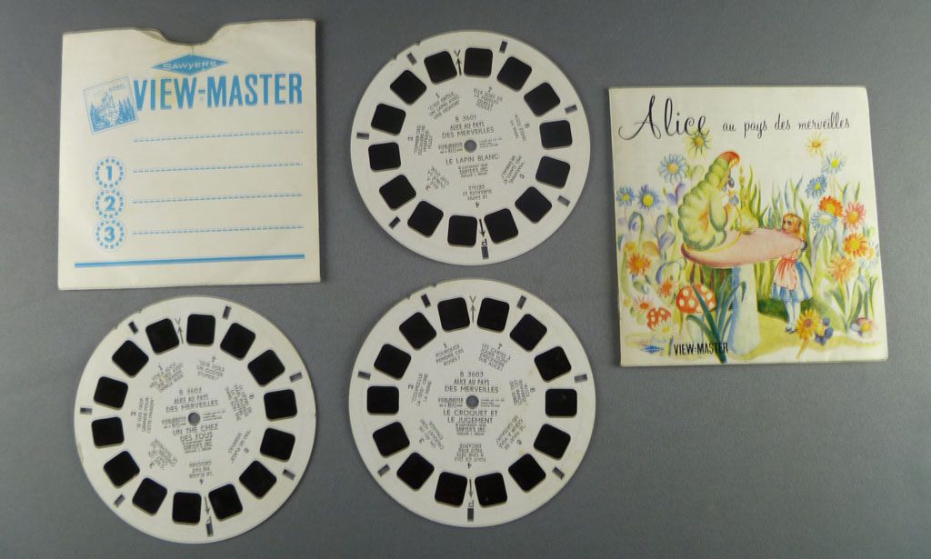 Alice's Adventures in Wonderland - Set of 3 discs View-Master 3-D