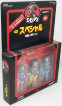 Alien - ReAction - Nostromo Crew action-figure set : Dallas, Kane, Lambert (Boitage Japon)