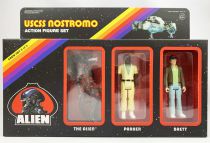 Alien - ReAction - USCSS Nostromo action-figure set : The Alien, Parker & Brett