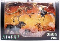 Alien 3 - NECA - Creature Pack : Queen-Burster, Queen Facehugger, Rottweiler, Bambi-Burster