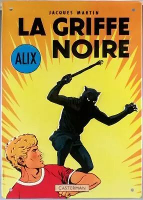 Alix - Plv Casterman Plaque M�tal Emboss�e - La Griffe Noire