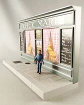 Altaya Ixo Diorama Restaurant Chez Marie for Vehicle 1:43 2