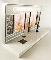 Altaya Ixo Diorama Restaurant Chez Marie pour V&eacute;hicule 1/43