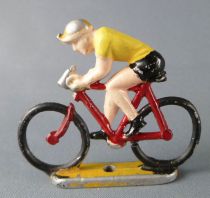 Aludo - Cycliste Métal - Maillot Jaune Rouleur Socle Épais Tour de France 2
