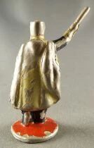 Aluminium Figure 54mm - Policeman with Cape Stick Right Arm Up Road Police Tour de France