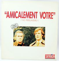 Amicalement Votre (The Persuaders) - Disque 45Tours - Bande Originale du feuilleton Tv (par John Barry) - CBS 1990