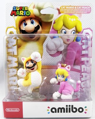 Nintendo Amiibo Mario Feline and Peach Felina (2 in 1 Pack)
