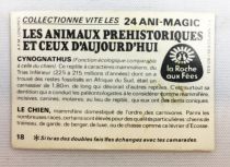 Animaux Préhistoriques et Ceux d\'aujourd\'hui - Ani-Magic (Visiomatic) - La Roche aux Fées n° 18
