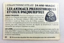 Animaux Préhistoriques et Ceux d\'aujourd\'hui - Ani-Magic (Visiomatic) - La Roche aux Fées n° 21
