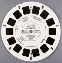 Animaux Sauvages d\'Afrique - 3 Disques View-Master 3D sans Pochette R&eacute;f. D 111-F