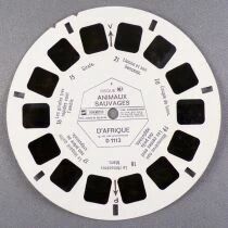 Animaux Sauvages d\'Afrique (Wild Animals of Africa) - 3 x View-Master Discs Set Loose Ref. D 111-F