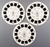 Animaux Sauvages du Monde Entier - 3 Disques View-Master 3D sans Pochette R&eacute;f. D 614-F
