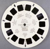 Animaux Sauvages du Monde Entier - 3 Disques View-Master 3D sans Pochette R&eacute;f. D 614-F
