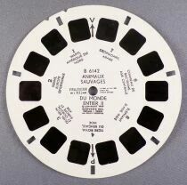 Animaux Sauvages du Monde Entier - 3 Disques View-Master 3D sans Pochette R&eacute;f. D 614-F