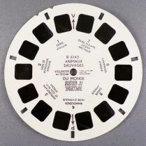 Animaux Sauvages du Monde Entier - 3 Disques View-Master 3D sans Pochette R&eacute;f. D 614-F